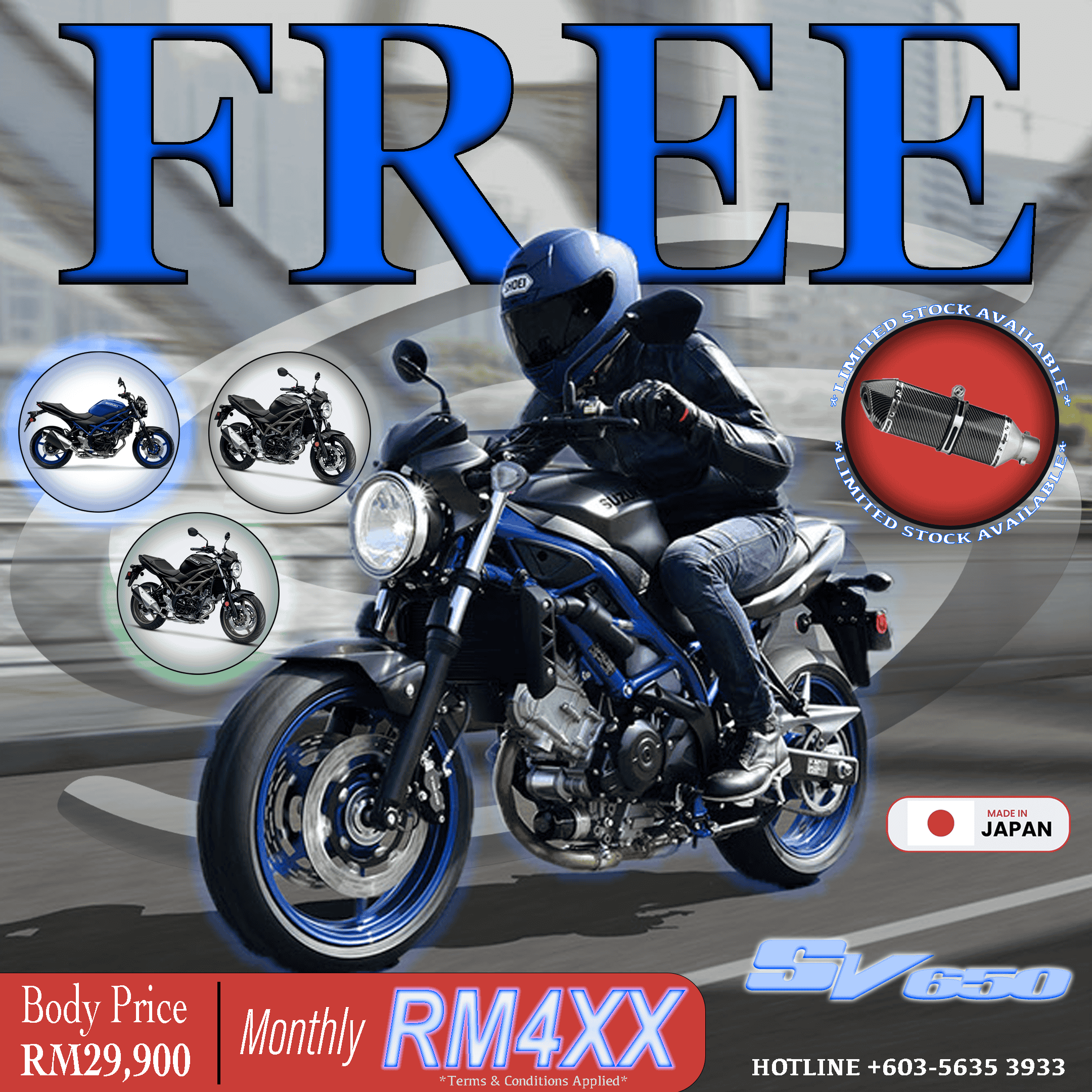 Suzuki SV650 – View 1
